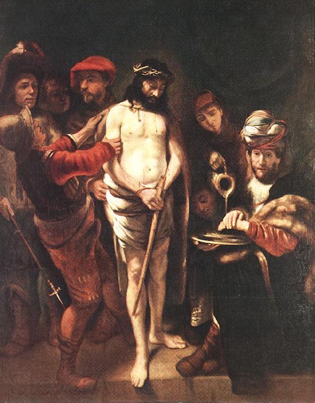 MAES, Nicolaes Christ before Pilate af Spain oil painting art